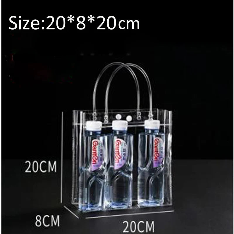 |イベント・ノベルティ用品 | 持ち手付き 透明バッグ 5〜30個