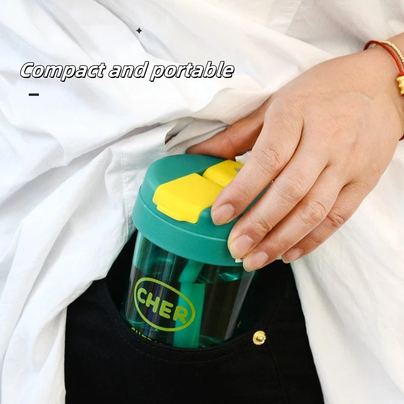 |イベント・ノベルティ用品 | かわいい子供用ストロー付きウォーターボトル |330ml