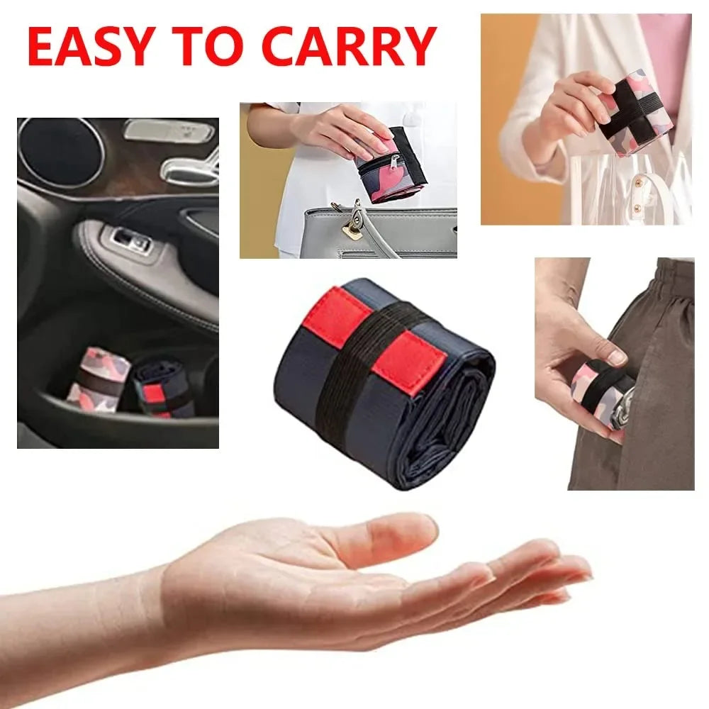 |ノベルティ用品 | 防水・耐久性 ナイロン製 折りたたみバッグ | 40×40c