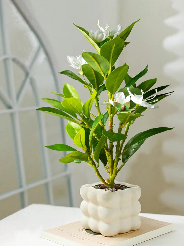 21~40cm・人工ツツジ・フェイクゴムの木・トロピカルヤシの葉