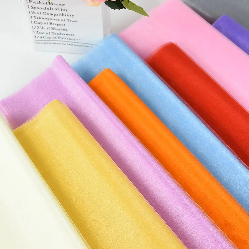 インテリア・パーティ装飾 |オーガンジー生地 | 5/10m シアー