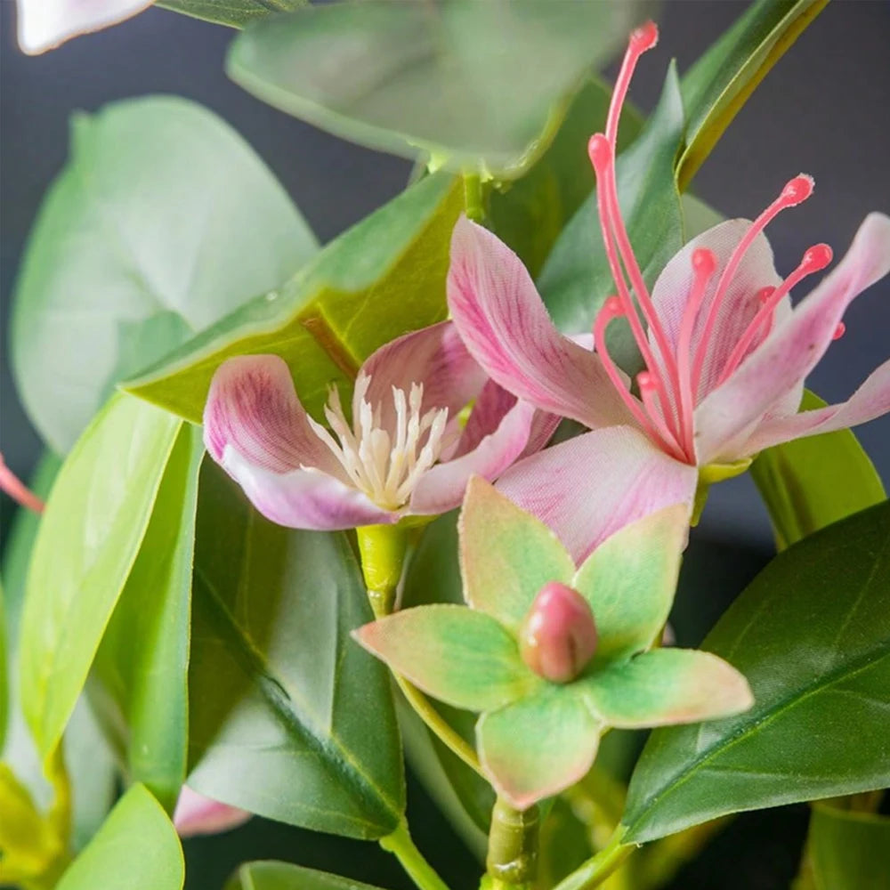 21~40cm・人工ツツジ・フェイクゴムの木・トロピカルヤシの葉