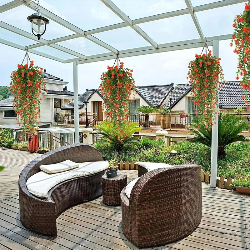 パーティー・ガーデン装飾|造花ハンギングフラワー(76c)