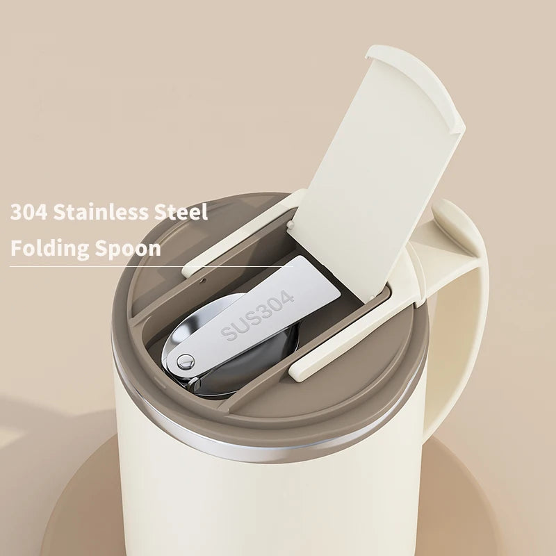 |イベント・ノベルティ用品 | 断熱ステンレス 茶葉フィルター付きマグカップ | 500ml