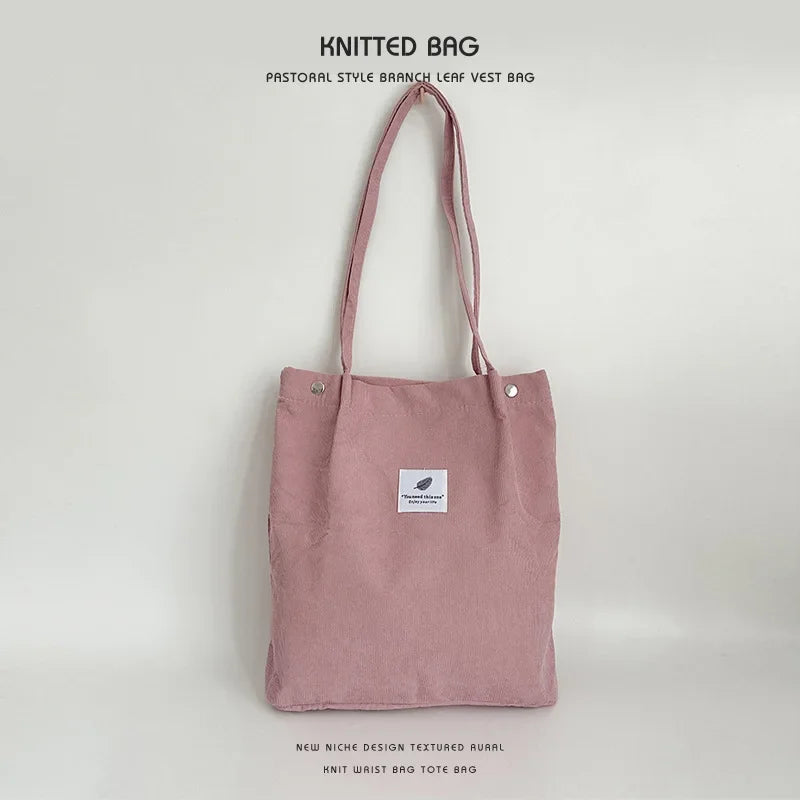 |ノベルティ用品 | コーデュロイショルダーバッグ | 31×34c