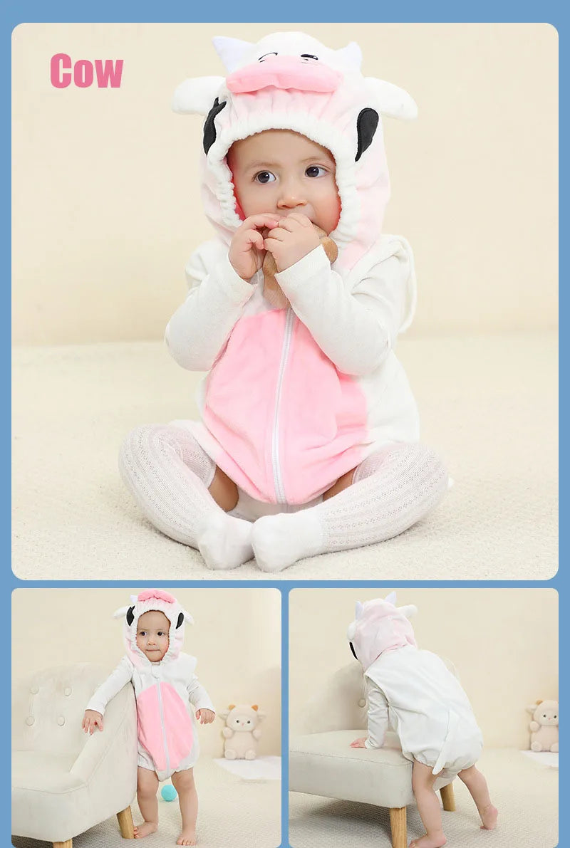 イベント・ハロウィングッズ|アニマル・ユニコーンベビーロンパース(0〜24ヶ月)女の子用