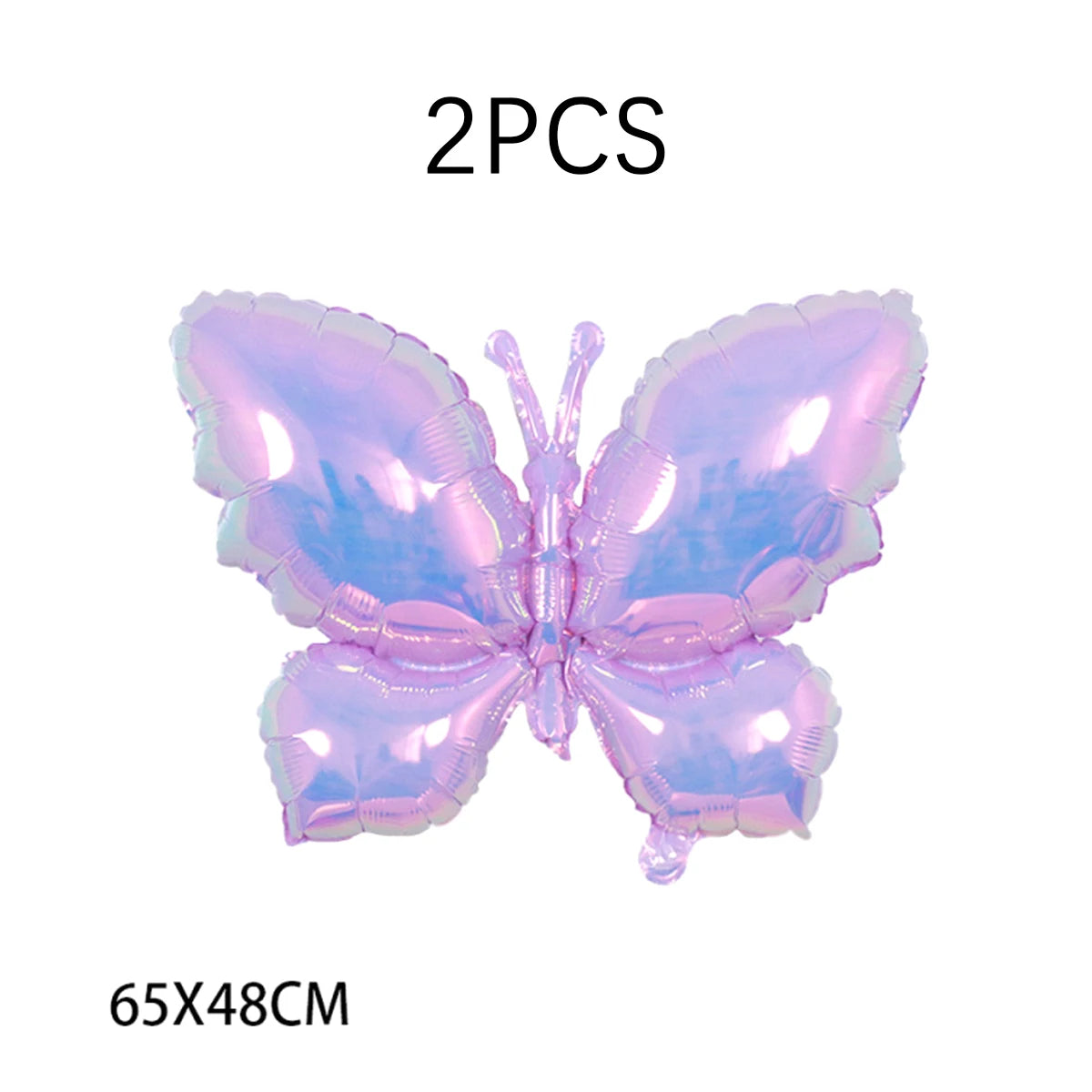 蝶モチーフのパーティーバルーン2個セット
