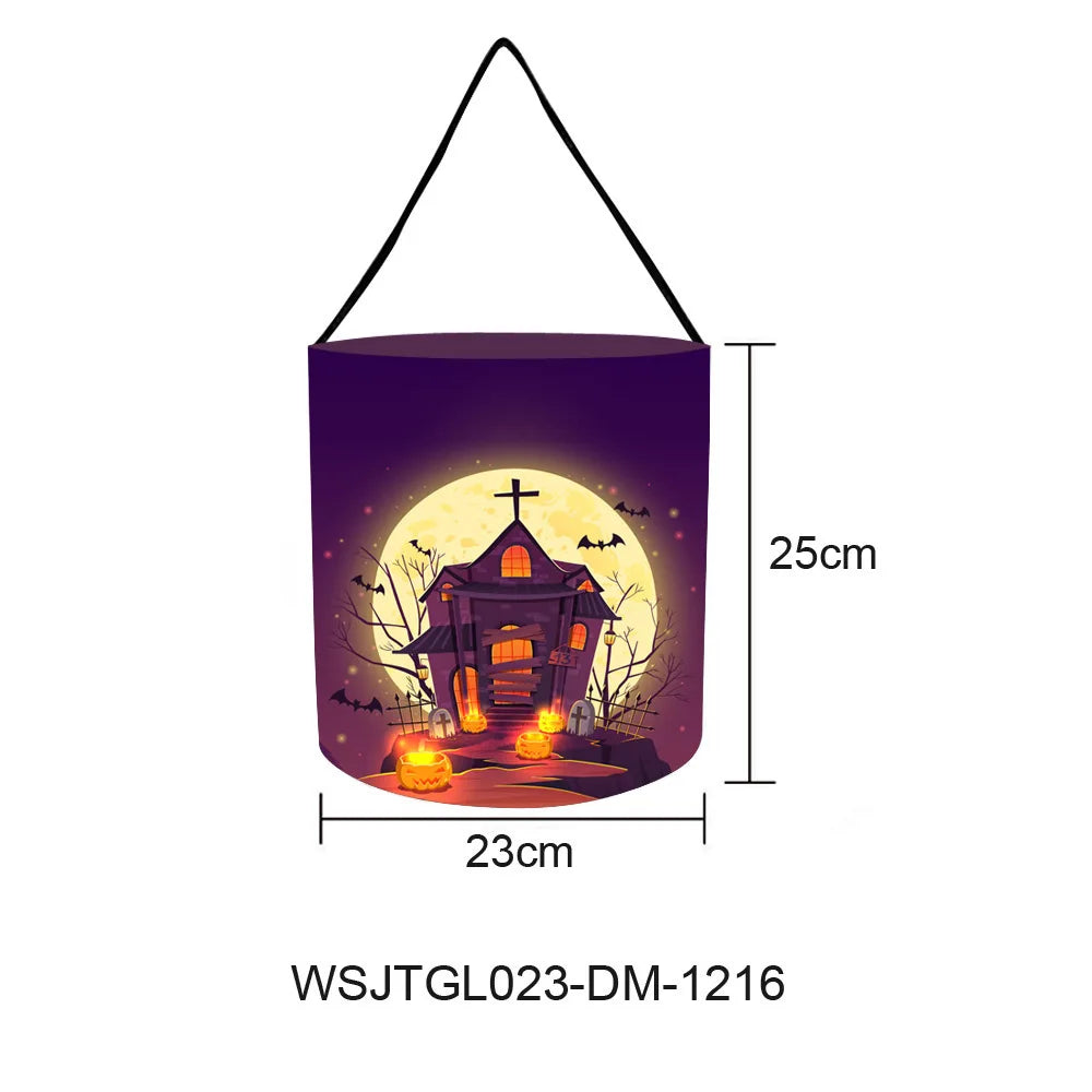 イベント・ハロウィングッズ|LEDライト付きハロウィントリックバスケット