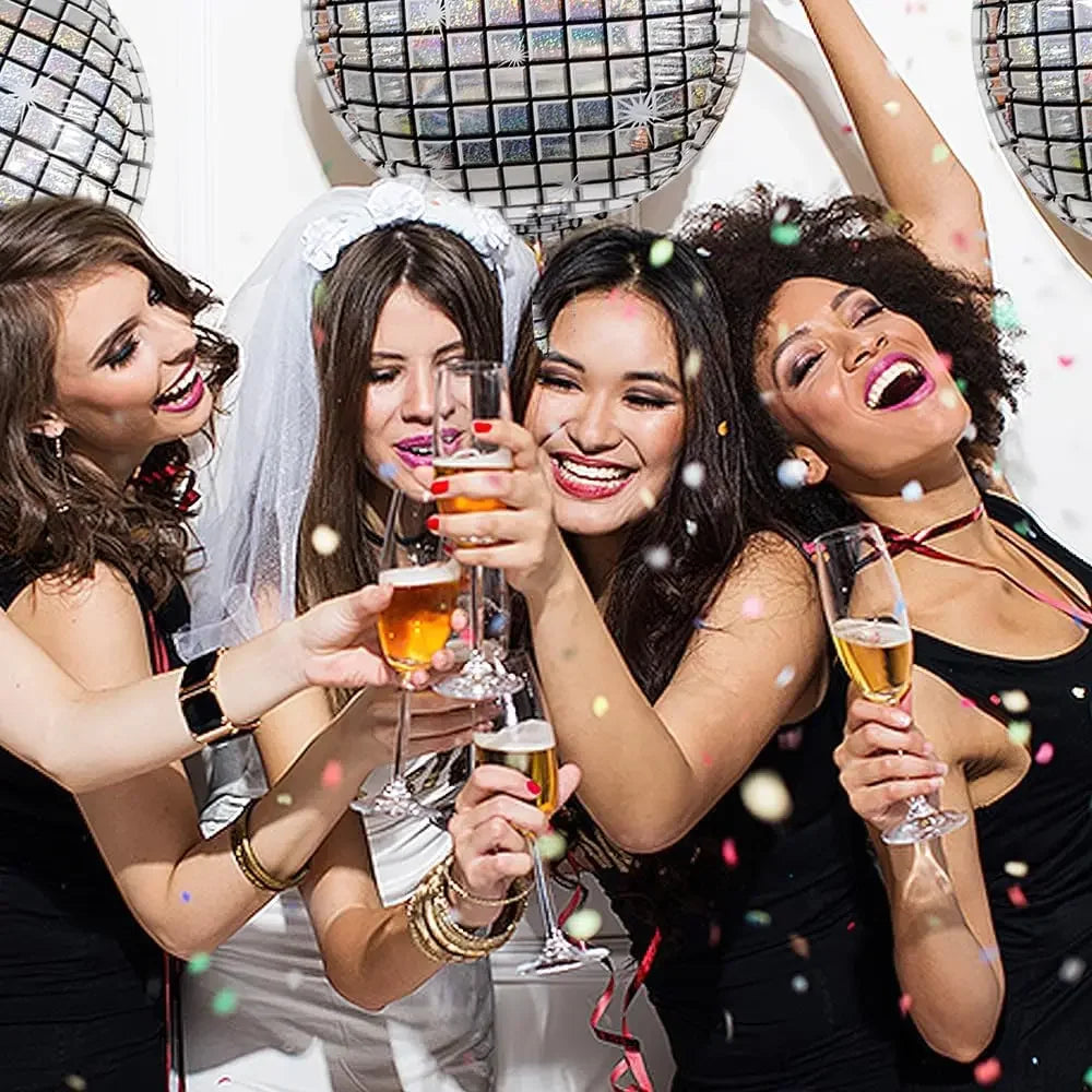 シルバーディスコホイルバルーンセット