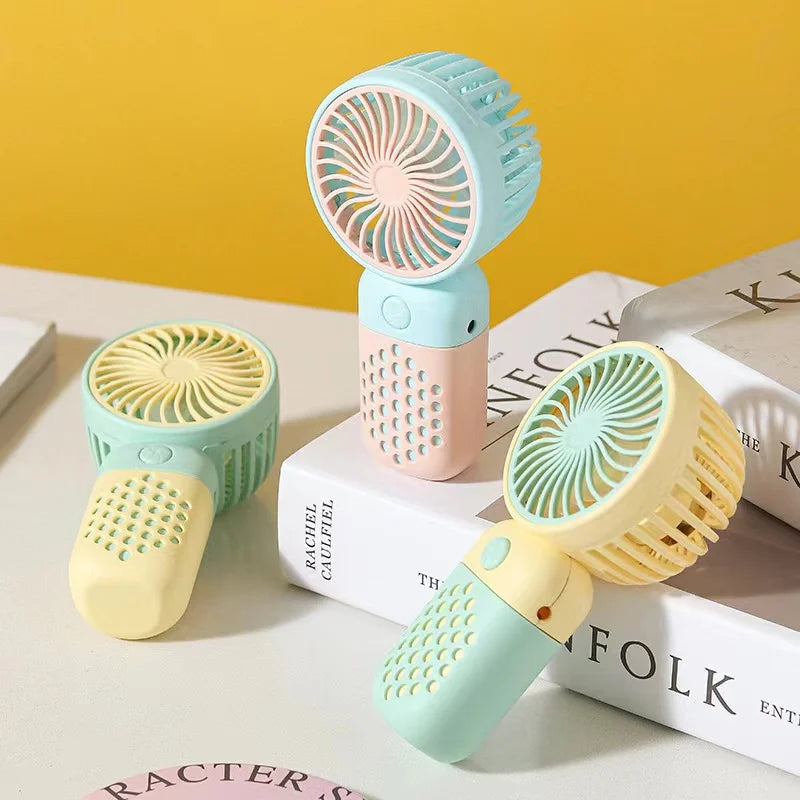 |イベント・ノベルティ用品 | USB充電式 パステルカラーミニハンディーファン