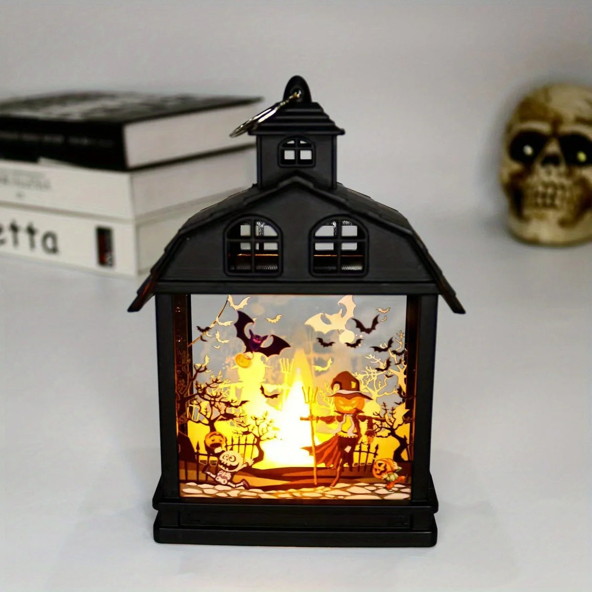 イベント・ハロウィングッズ|LEDキャンドルライト 吊り下げランタン