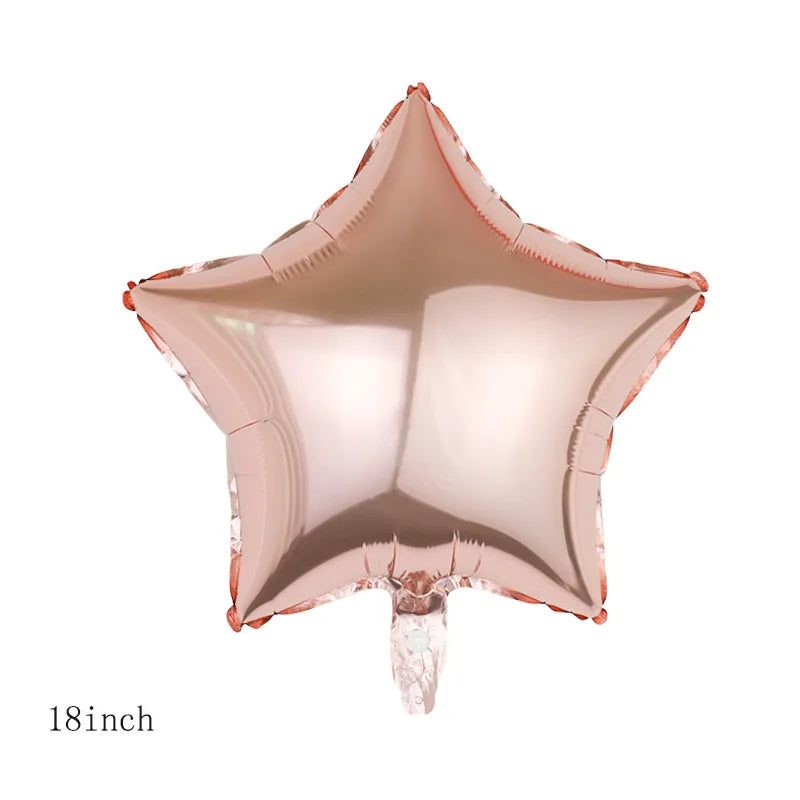 ゴールドスターホイルバルーン 18インチ