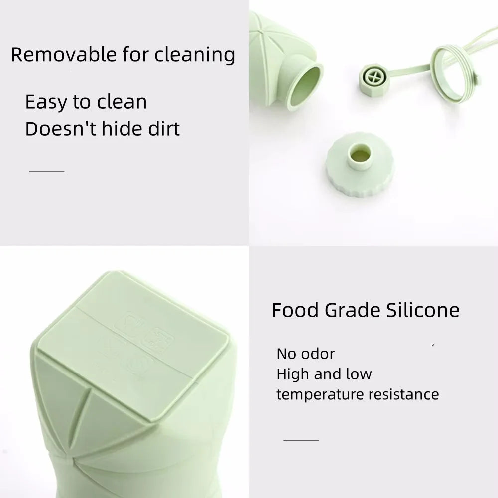 |イベント・ノベルティ用品 | シリコン折りたたみウォーターボトル | 600m