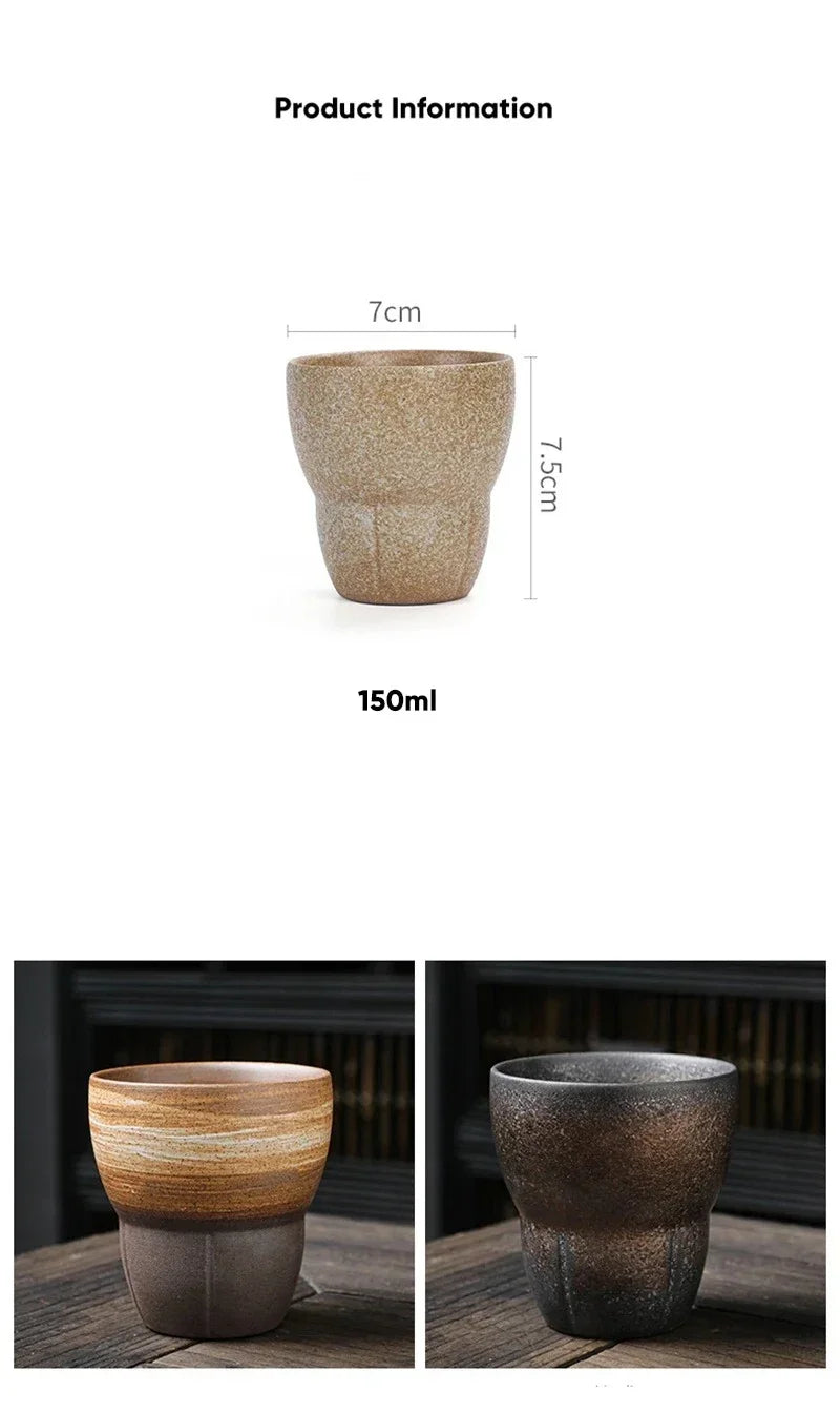 |イベント・ノベルティ用品 | 陶器製 陶芸品風デザインカップ | 150ml