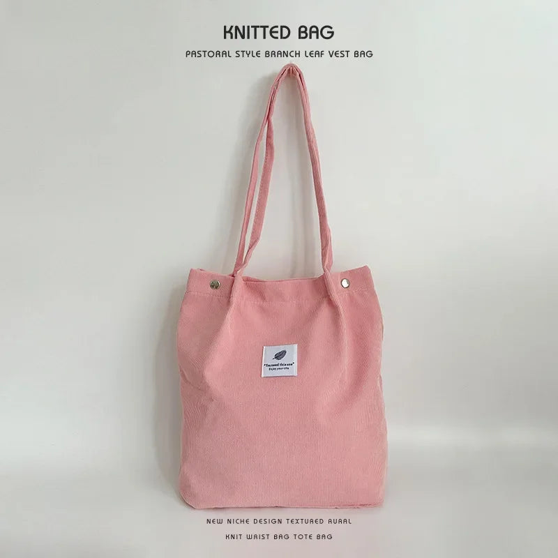 |ノベルティ用品 | コーデュロイショルダーバッグ | 31×34c