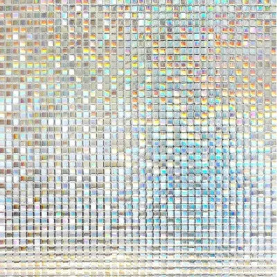 3Dステンドグラス風ウィンドウフィルム (UVカット・接着剤不要タイプ)