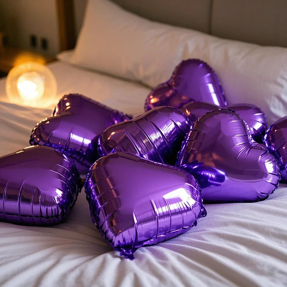 ローズゴールドハートバルーンセット