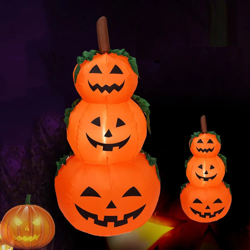 イベント・ハロウィングッズ|1.2m LED付きカボチャ装飾