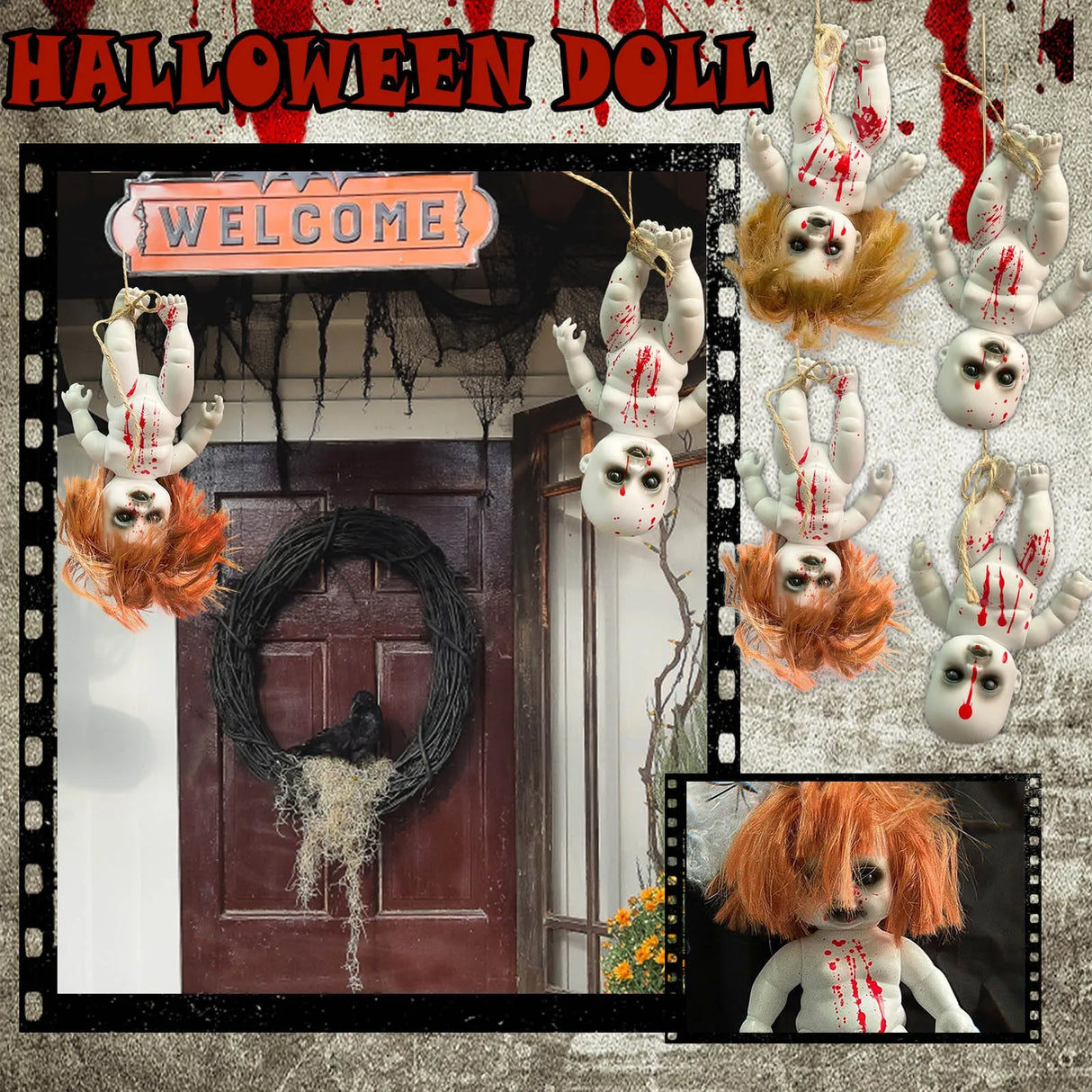 イベント・ハロウィングッズ|ホラードール 3Dデコレーション