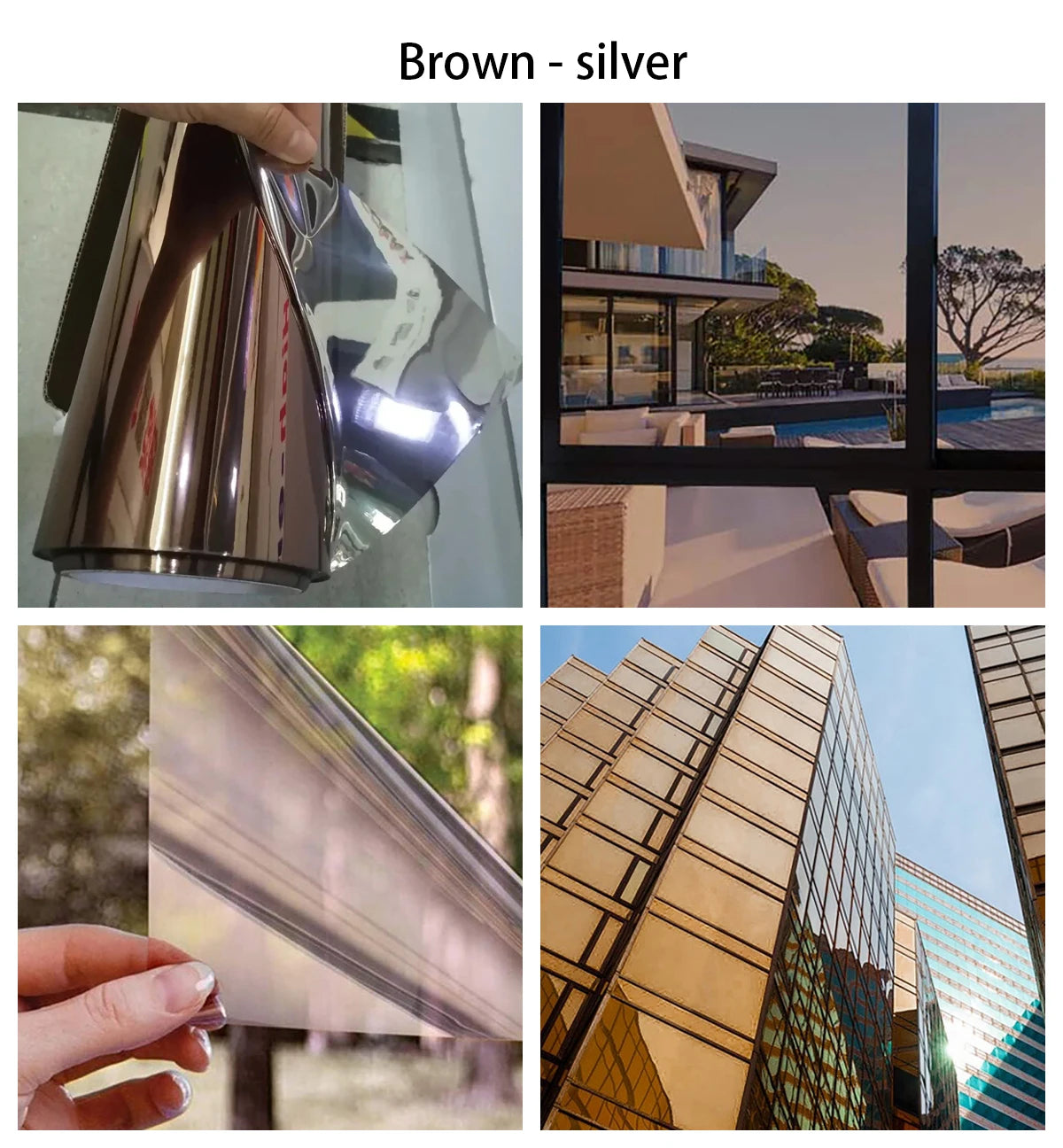 【UVカット】ウィンドウフィルム(シルバーミラータイプ)