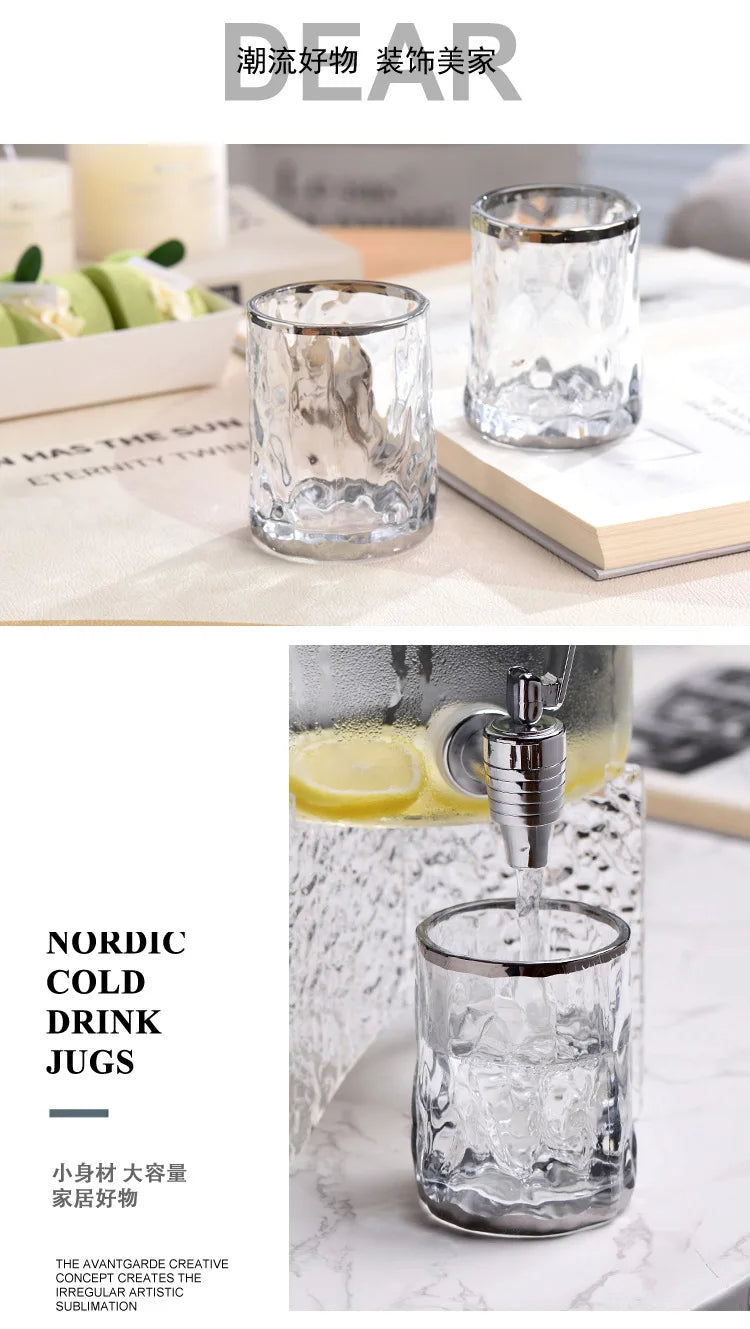 |イベント・ノベルティ用品 | 耐熱 氷カットガラス製マグカップ | 300ml