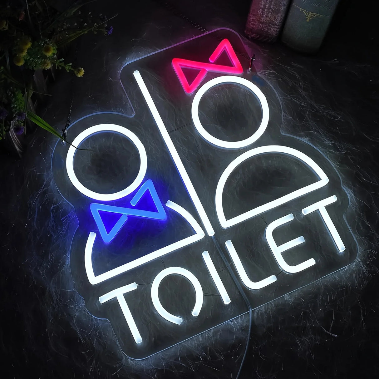 トイレ用LEDネオンサイン(ネオン看板)