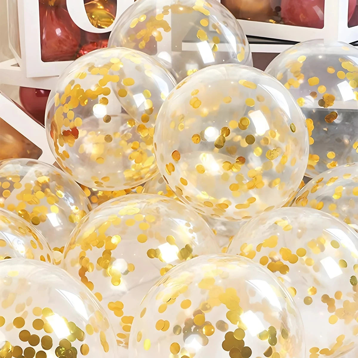 イベント・バルーン装飾|ゴールド&シルバーバルーンセット(36個)