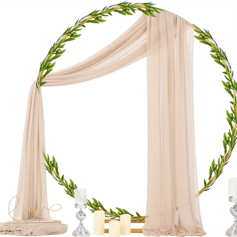 パーティー・インテリア装飾 デコレーション用シフォン布 6M/8M/10M