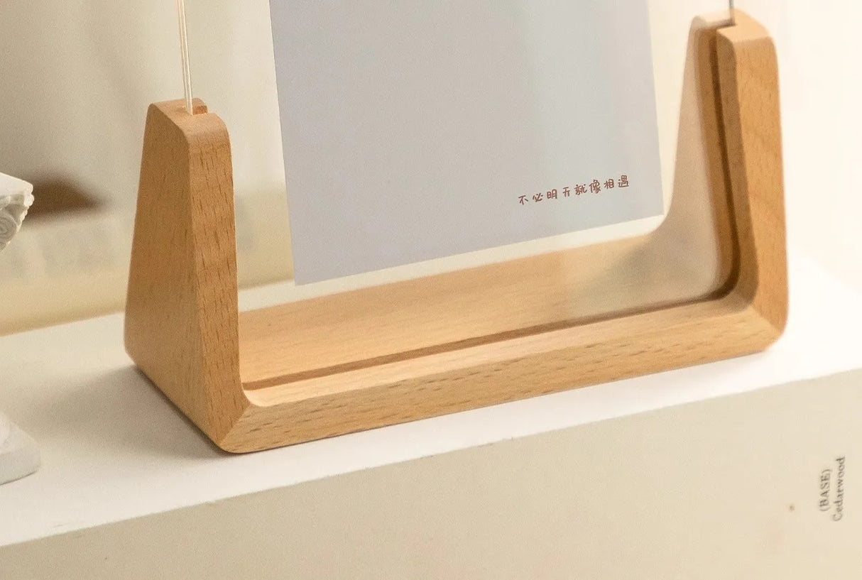 北欧風アクリル製フォトフレーム 木製