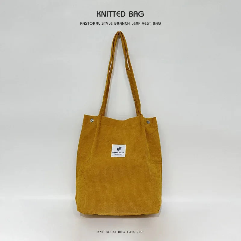 |ノベルティ用品 | コーデュロイショルダーバッグ | 31×34c