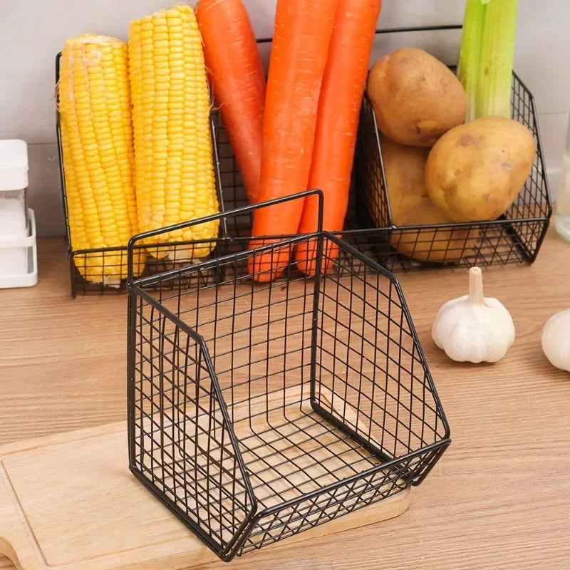 パンチフリー壁掛けキッチン収納ラック