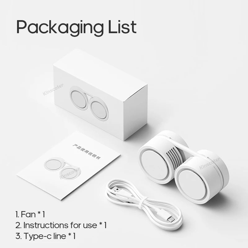 |イベント・ノベルティ用品 | 充電式 折りたたみ可能!ポータブルネックファン