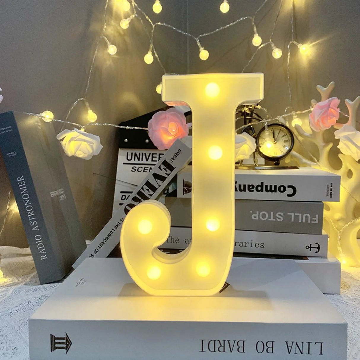 【LED装飾】LEDライト・デコレーションライト(アルファベット)21.8cm