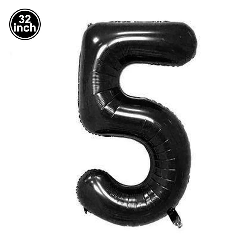 イベント・バルーン装飾 | マルチカラー数字バルーン