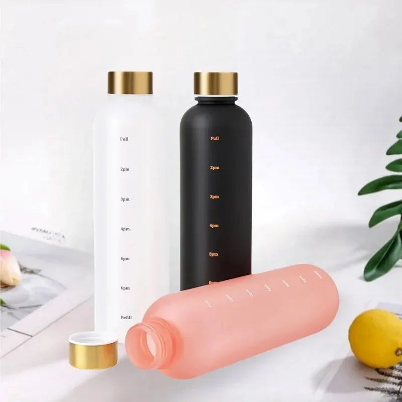 |イベント・ノベルティ用品 | タイムマーカー付きウォーターボトル | 1000ml ジム オフィス