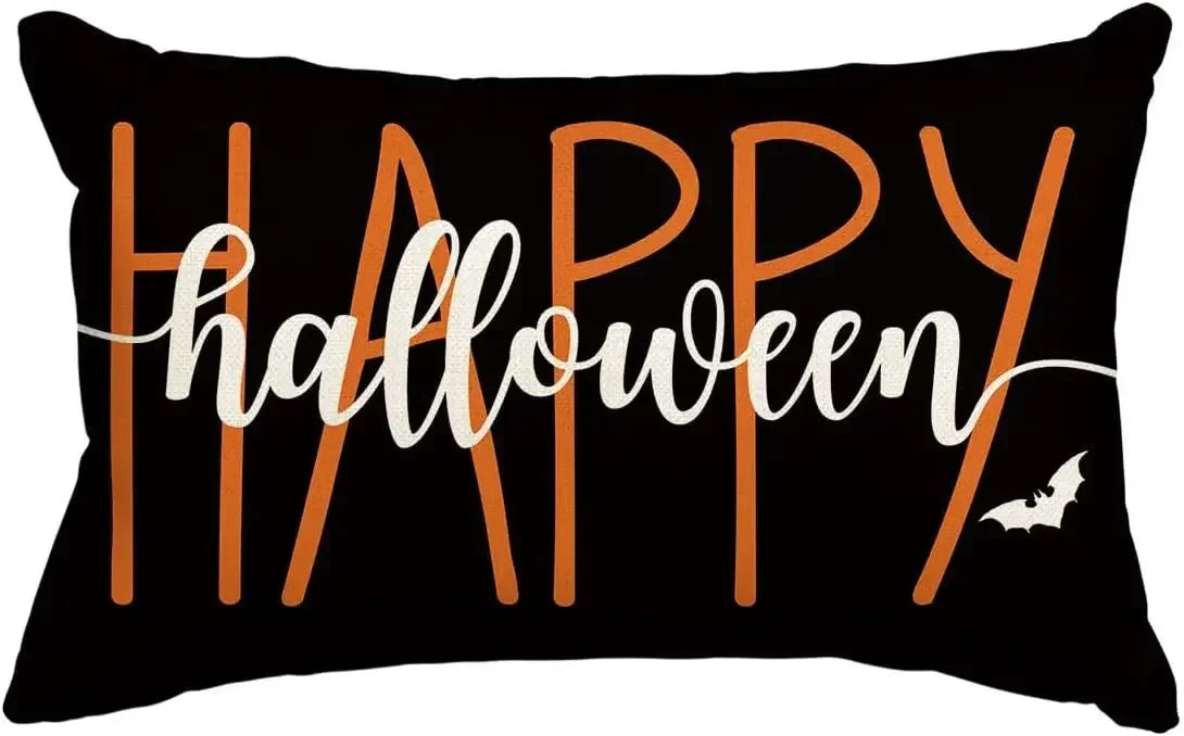 イベント・ハロウィングッズ|リネンクッションカバー30x50cm