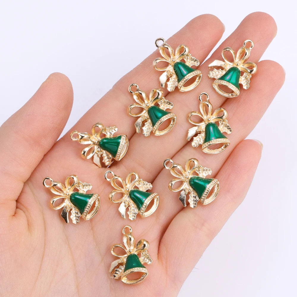 キュートなクリスマスチャームセット(10個セット)