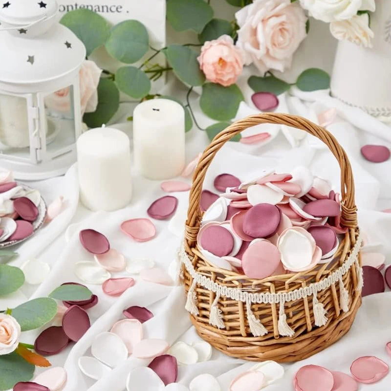 【結婚式・イベント装飾用】シルク造花ローズ花びら(50/100/200/300枚入り)