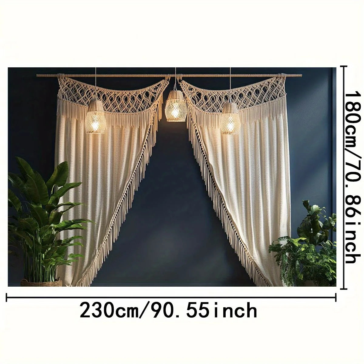 イベント・パーティ装飾 | フリンジ付きカーテン | 1枚