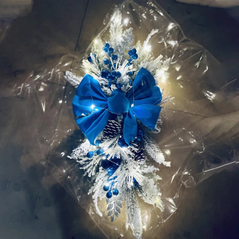 イベント・クリスマス装飾|階段飾り吊り下げリースデコレーション