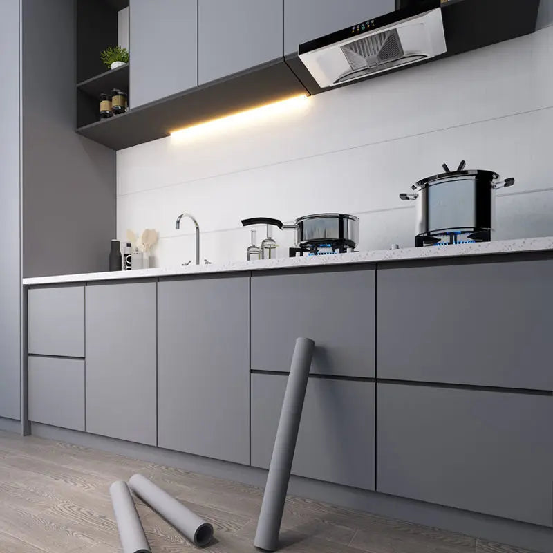 壁面装飾 インテリア用壁紙風カラーシート 45c幅 長さ1M/3M/5M/10M 耐水・耐油