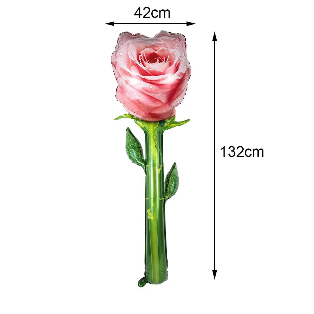 バレンタイン用ハート型クマバルーンセット