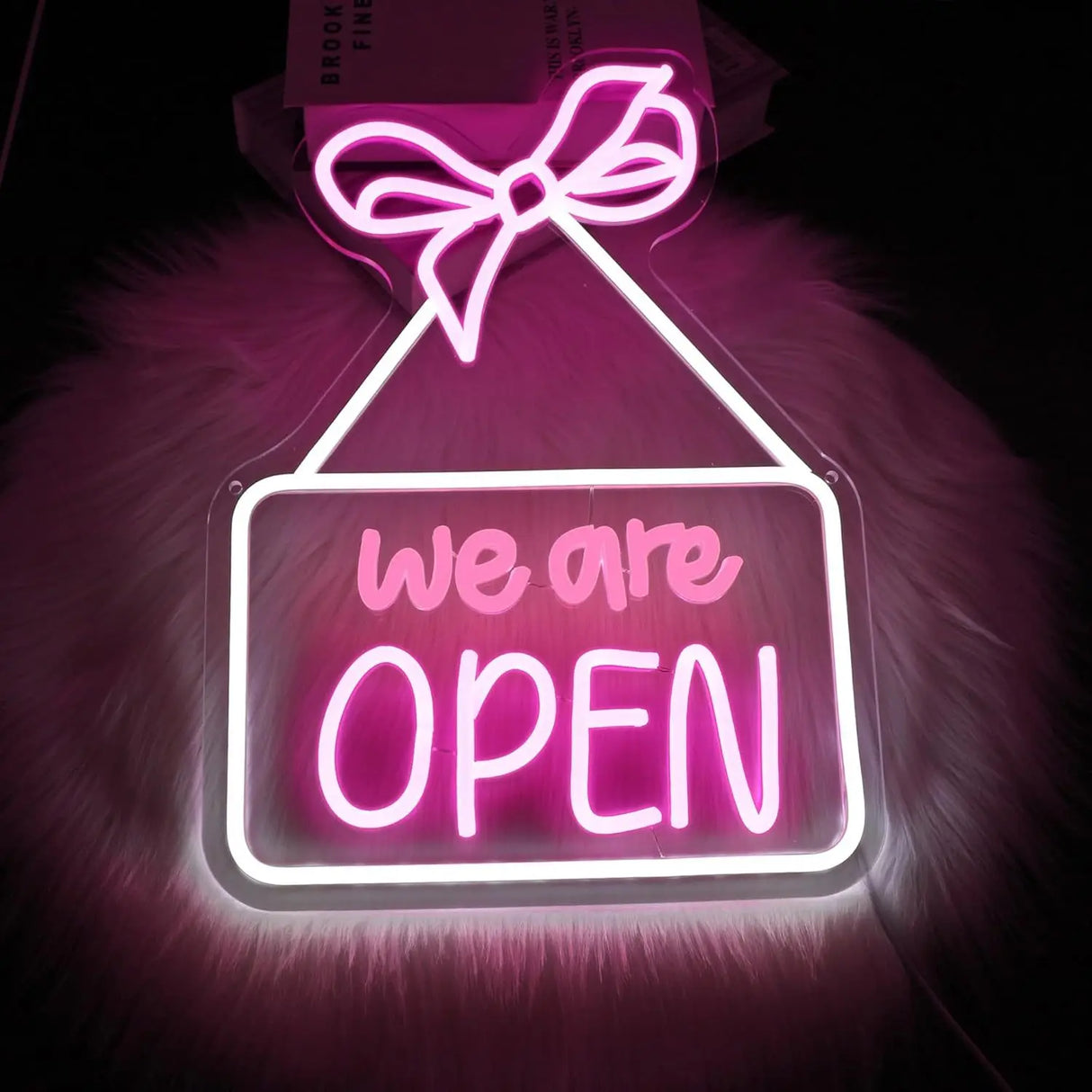 WE ARE Open ネオンサイン(ネオン看板)LEDライトト