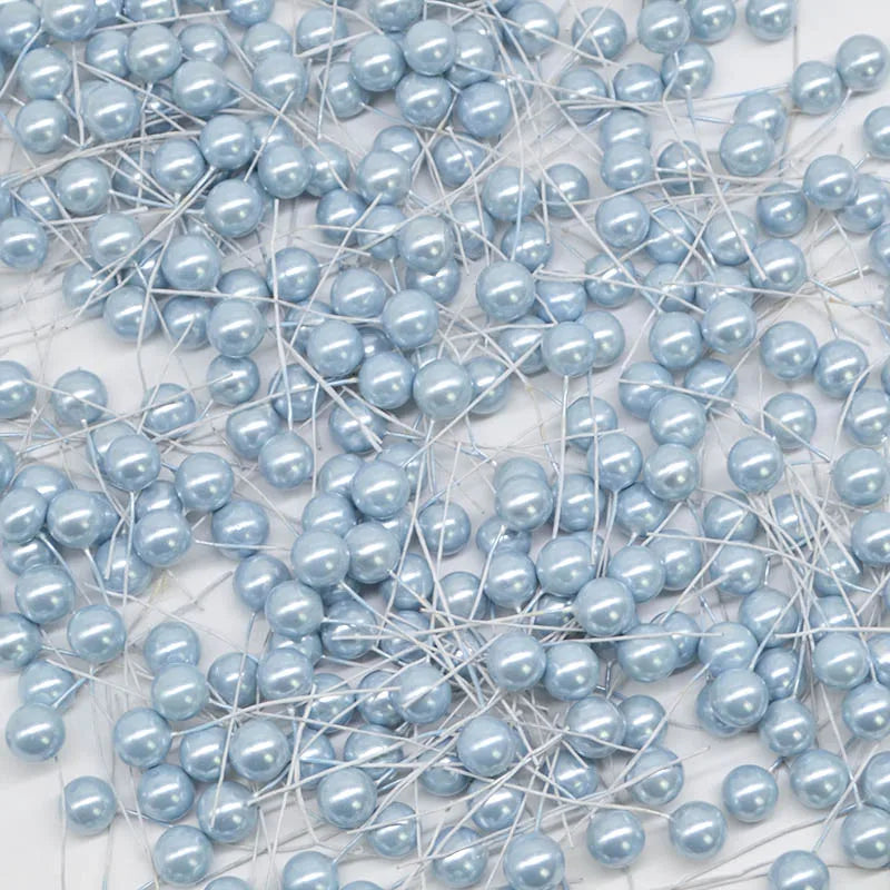 【DIY・装飾・手芸用】チェリー・フルーツ風ミニパールセット(50個セット)