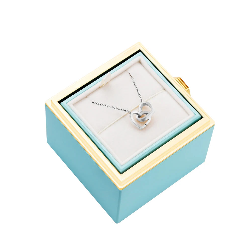 名入れハートペンダントネックレス ギフト用