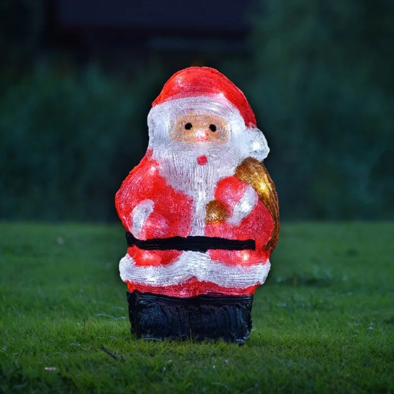 モチーフライト|イベント・クリスマス装飾|屋内用サンタクロースライト(H35c)