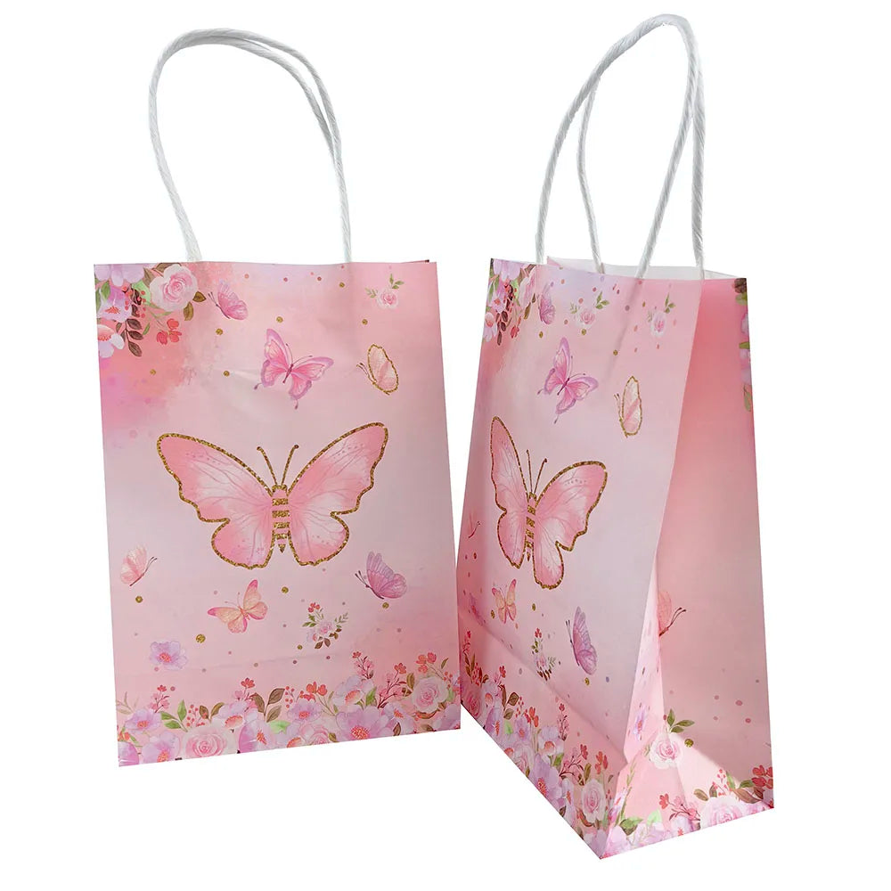 |イベント・ノベルティ用品 | 蝶プリントギフトバッグ | W15×H21×D8c