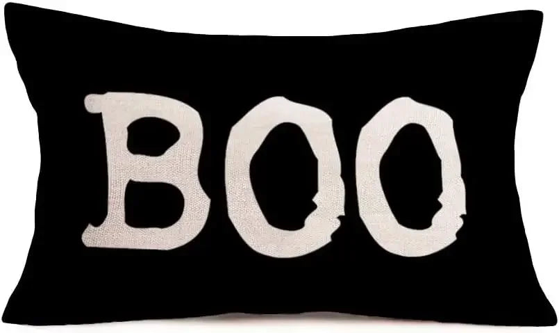 イベント・ハロウィングッズ|リネンクッションカバー30x50cm