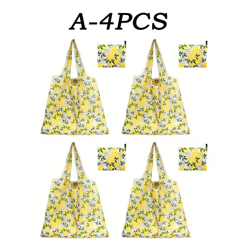 |ノベルティ用品 | 大容量・折りたたみ式プリントエコバッグ | 46×40c