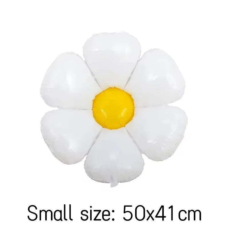 イベント・バルーン装飾 | デイジーバルーン ホワイト&イエローセット | 1/3/5/10個